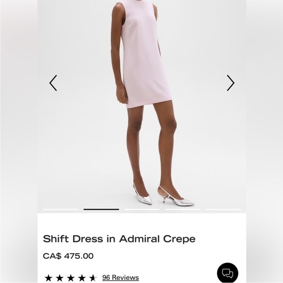 NWT Theory Shift Dress Medium - Picture 3 of 7